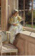 Alma-Tadema, Sir Lawrence Laura Alma-Tadema (mk23) Germany oil painting artist